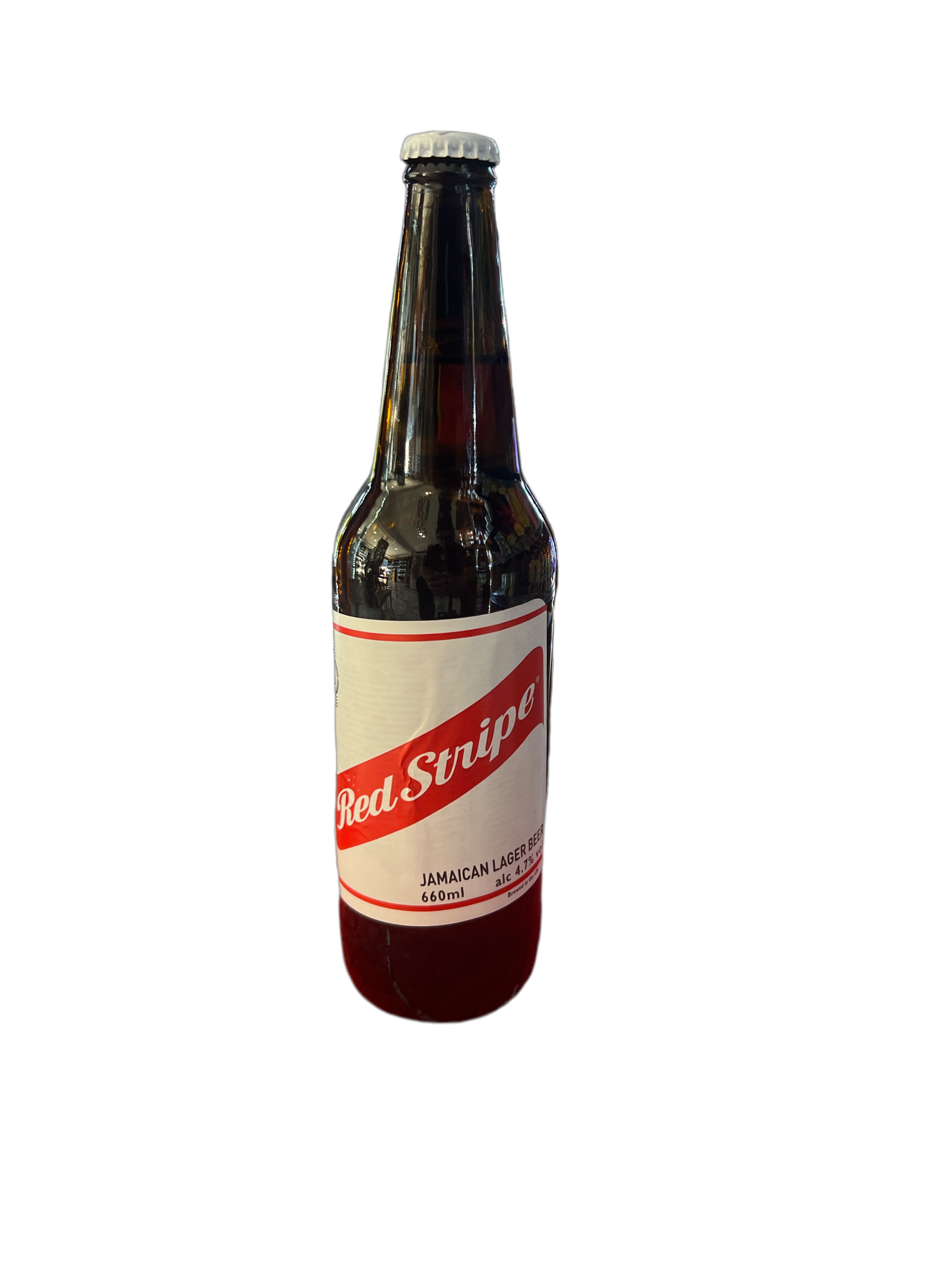 Red Stripe Jamaican Lager Beer bottle 660Ml