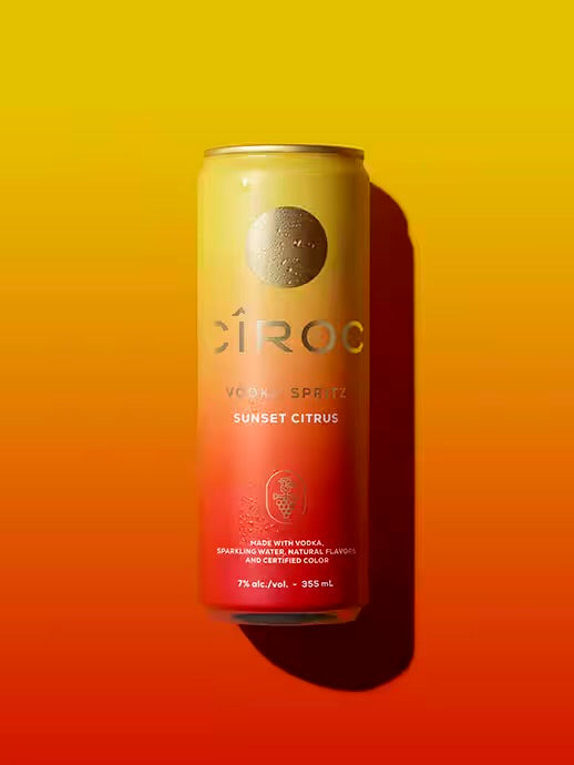 CIROC SUNSET CITRUS COCKTAIL CANS
