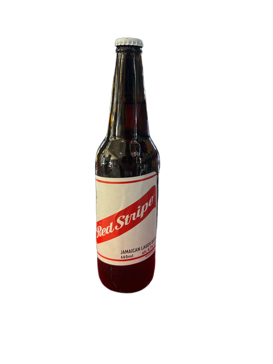 Red Stripe Jamaican Lager Beer bottle 660Ml
